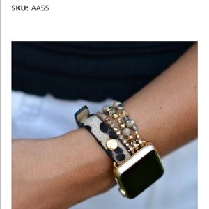 Apple Watch band - leopard beaded 🤩